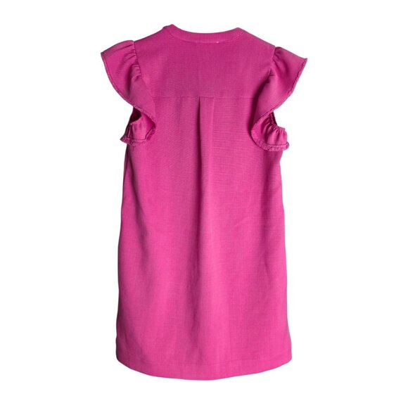 Women's - THML Pink Flutter Sleeve Dress, Size XS - Picture 5 of 6